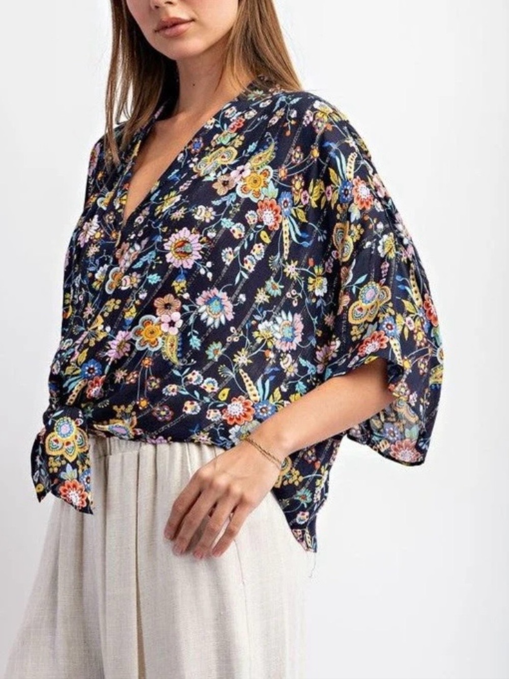 eesome Ophelia Floral Blouse